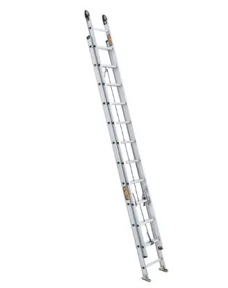 DEWALT 24-FOOT ALUMINUM EXTENSION LADDER, TYPE I, 250-POUND LOAD CAPACITY, DXL2120-24