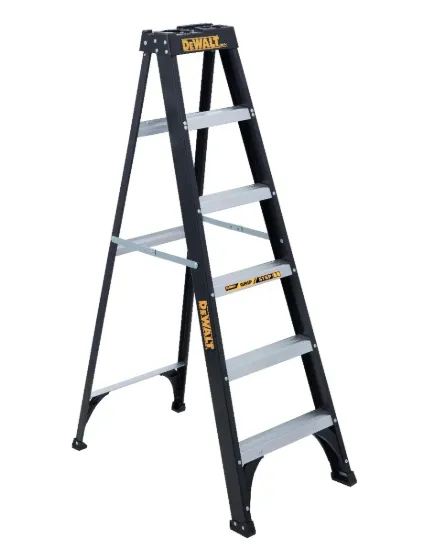 DEWALT 4-FOOT FIBERGLASS STEP LADDER, TYPE I, 250-POUND LOAD CAPACITY, DXL3110-04