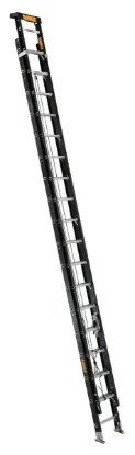 DEWALT 40-FOOT FIBERGLASS MULTI-SECTION EXTENSION LADDER, TYPE IA, 300-POUND LOAD CAPACITY, DXL3020-40PT