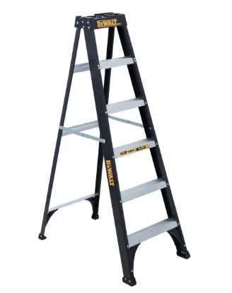 DEWALT 8-FOOT FIBERGLASS STEP LADDER, TYPE I, 250-POUND LOAD CAPACITY, DXL3110-08