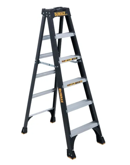 DEWALT 8-FOOT FIBERGLASS STEP LADDER, TYPE IA, 300-POUND LOAD CAPACITY, DXL3010-08