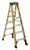 DEWALT 8-FOOT FIBERGLASS STEP LADDER, TYPE IA, 500-POUND LOAD CAPACITY, DXL3810-08