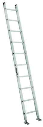 LOUISVILLE LADDER 10-FOOT ALUMINUM SINGLE EXTENSION LADDER, TYPE IA, 300-POUND LOAD CAPACITY, AE2110