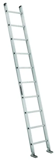 LOUISVILLE LADDER 10-FOOT ALUMINUM SINGLE EXTENSION LADDER, TYPE IA, 300-POUND LOAD CAPACITY, AE2110