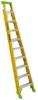 LOUISVILLE LADDER 10-FOOT FIBERGLASS CROSS-STEP LADDER, TYPE IAA, 375-POUND LOAD CAPACITY, FXS1410HD - Image 2