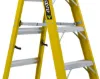 LOUISVILLE LADDER 10-FOOT FIBERGLASS CROSS-STEP LADDER, TYPE IAA, 375-POUND LOAD CAPACITY, FXS1410HD - Image 9