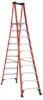LOUISVILLE LADDER 10-FOOT FIBERGLASS PINNACLE PRO PLATFORM LADDER, TYPE IAA, 375-POUND LOAD CAPACITY, FXP1810HD