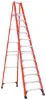 LOUISVILLE LADDER 10-FOOT FIBERGLASS PLATFORM LADDER, TYPE IAA, 375-POUND LOAD CAPACITY, FP1410HD
