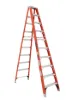 LOUISVILLE LADDER 10-FOOT FIBERGLASS STEP LADDER, TYPE IAA, 375-POUND LOAD CAPACITY, FS1310HD