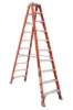 LOUISVILLE LADDER 10-FOOT FIBERGLASS TWIN FRONT STEP LADDER, TYPE IA, 300-POUND LOAD CAPACITY, FM1510