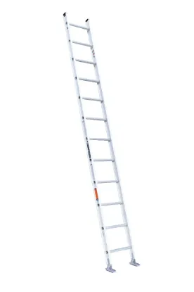LOUISVILLE LADDER 12-FOOT ALUMINUM SINGLE EXTENSION LADDER, TYPE IA, 300-POUND LOAD CAPACITY, AE2112