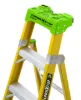 LOUISVILLE LADDER 12-FOOT FIBERGLASS CROSS-STEP LADDER, TYPE IAA, 375-POUND LOAD CAPACITY, FXS1412HD - Image 3