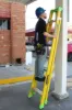 LOUISVILLE LADDER 12-FOOT FIBERGLASS CROSS-STEP LADDER, TYPE IAA, 375-POUND LOAD CAPACITY, FXS1412HD - Image 19