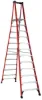 LOUISVILLE LADDER 12-FOOT FIBERGLASS PINNACLE PRO PLATFORM LADDER, TYPE IAA, 375-POUND LOAD CAPACITY, FXP1812HD