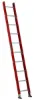 LOUISVILLE LADDER 12-FOOT FIBERGLASS STRAIGHT LADDER, TYPE IA, 300-POUND LOAD CAPACITY, FE3112