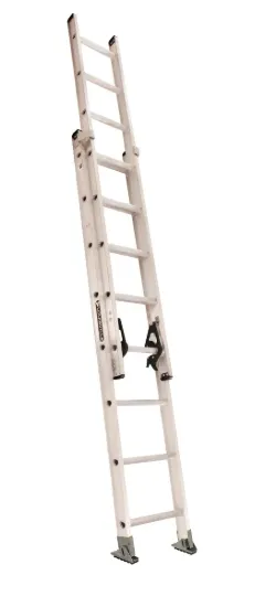LOUISVILLE LADDER 16-FOOT ALUMINUM EXTENSION LADDER, TYPE IA, 300-POUND LOAD CAPACITY, AE2216