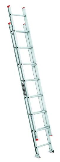 LOUISVILLE LADDER 16-FOOT ALUMINUM EXTENSION LADDER, TYPE III, 200-POUND LOAD CAPACITY, L-2321-16