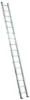 LOUISVILLE LADDER 16-FOOT ALUMINUM SINGLE EXTENSION LADDER, TYPE IA, 300-POUND LOAD CAPACITY, AE2116