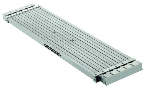 LOUISVILLE LADDER 16-FOOT ALUMINUM TELESCOPING PLANK, 250-POUND LOAD CAPACITY, LP-2921-16A