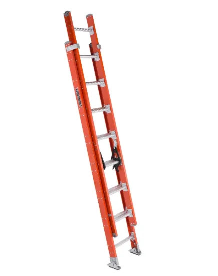 LOUISVILLE LADDER 16-FOOT FIBERGLASS EXTENSION LADDER, TYPE IA, 300-POUND LOAD CAPACITY, FE7216