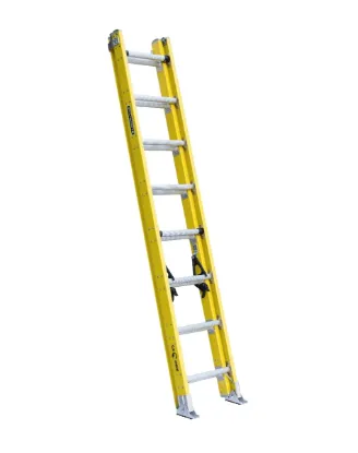 LOUISVILLE LADDER 16-FOOT FIBERGLASS EXTENSION LADDER, TYPE IAA, 375-POUND LOAD CAPACITY, FE4216HD