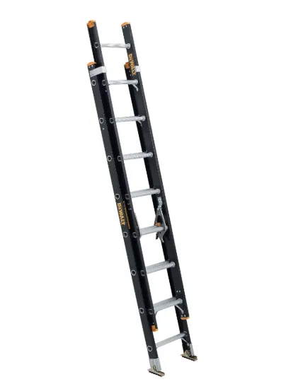 LOUISVILLE LADDER 16-FOOT FIBERGLASS MULTI-SECTION EXTENSION LADDER, TYPE II, 225-POUND LOAD CAPACITY, DXL3220-16