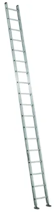 LOUISVILLE LADDER 18-FOOT ALUMINUM SINGLE EXTENSION LADDER, TYPE IA, 300-POUND LOAD CAPACITY, AE2118