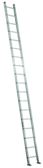 LOUISVILLE LADDER 18-FOOT ALUMINUM SINGLE EXTENSION LADDER, TYPE IA, 300-POUND LOAD CAPACITY, AE2118