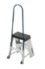 LOUISVILLE LADDER 2-FOOT ALUMINIUM STEP STOOL WITH CASTERS AND HANDLE, TYPE IAA, 375-POUND LOAD CAPACITY, AY8002-S55S56 - Image 5