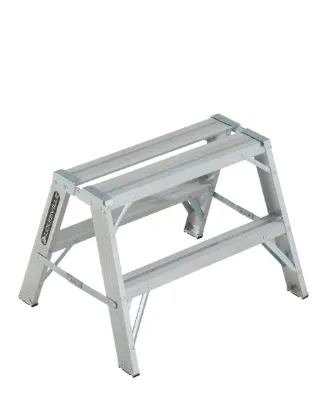 LOUISVILLE LADDER 2-FOOT ALUMINUM SAWHORSE, TYPE IA, 300-POUND LOAD CAPACITY, L-2032-02