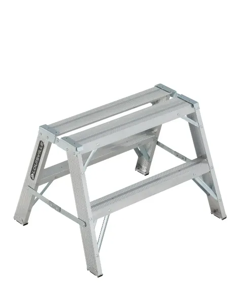 LOUISVILLE LADDER 2-FOOT ALUMINUM SAWHORSE, TYPE IA, 300-POUND LOAD CAPACITY, L-2032-02