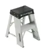 LOUISVILLE LADDER 2-FOOT ALUMINUM STEP STOOL, TYPE IAA, 375-POUND LOAD CAPACITY, AY8002