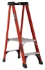 LOUISVILLE LADDER 2-FOOT FIBERGLASS PINNACLE PRO PLATFORM LADDER, TYPE IAA, 375-POUND LOAD CAPACITY, FXP1802HD