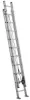 LOUISVILLE LADDER 20-FOOT ALUMINUM EXTENSION LADDER, TYPE IA, 300-POUND LOAD CAPACITY, AE2220