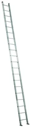 LOUISVILLE LADDER 20-FOOT ALUMINUM SINGLE EXTENSION LADDER, TYPE IA, 300-POUND LOAD CAPACITY, AE2120