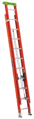 LOUISVILLE LADDER 20-FOOT FIBERGLASS EXTENSION LADDER, TYPE IA, 300-POUND LOAD CAPACITY, L-3022-20PT