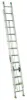 LOUISVILLE LADDER 24-FOOT ALUMINUM EXTENSION LADDER, TYPE II, 225-POUND LOAD CAPACITY, AE4224PG
