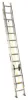 LOUISVILLE LADDER 24-FOOT ALUMINUM MULTI-SECTION EXTENSION LADDER, TYPE I, 250-POUND LOAD CAPACITY, AE3224