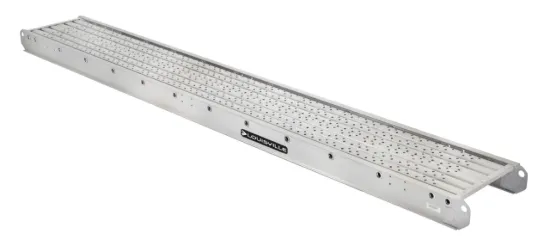 LOUISVILLE LADDER 24-FOOT ALUMINUM NESTABLE STAGES, 500-POUND LOAD CAPACITY L-P22024A