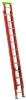 LOUISVILLE LADDER 24-FOOT FIBERGLASS EXTENSION LADDER, TYPE IA, 300-POUND LOAD CAPACITY, L-3022-24PT