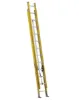 LOUISVILLE LADDER 24-FOOT FIBERGLASS EXTENSION LADDER, TYPE IAA, 375-POUND LOAD CAPACITY, FE4224HD