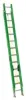 LOUISVILLE LADDER 24-FOOT FIBERGLASS EXTENSION LADDER, TYPE II, 225-POUND LOAD CAPACITY, FE0624