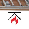 LOUISVILLE LADDER 25.5X54 ALUMINUM FIRE RATED ATTIC LADDER, 375-POUND LOAD CAPACITY, AL2540MG-FT - Image 3