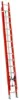 LOUISVILLE LADDER 28-FOOT FIBERGLASS EXTENSION LADDER, TYPE IA, 300-POUND LOAD CAPACITY, FE7228