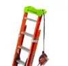LOUISVILLE LADDER 28-FOOT FIBERGLASS EXTENSION LADDER, TYPE IA, 300-POUND LOAD CAPACITY, L-3022-28PT - Image 8