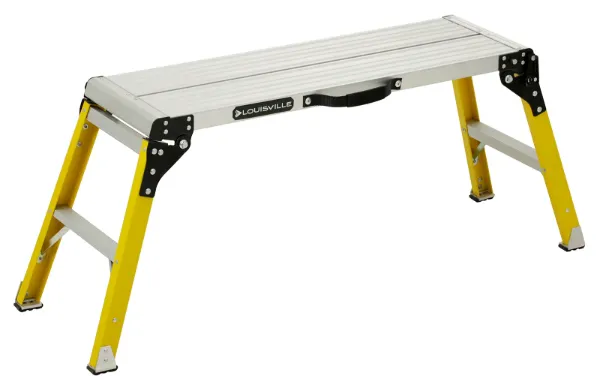 LOUISVILLE LADDER 3-FOOT FIBERGLASS MINI WORKING PLATFORM, TYPE IA, 300-POUND LOAD CAPACITY, L-3042-03