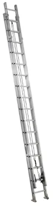 LOUISVILLE LADDER 32-FOOT ALUMINUM EXTENSION LADDER, TYPE IAA, 375-POUND LOAD CAPACITY, AE1232HD