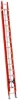 LOUISVILLE LADDER 32-FOOT FIBERGLASS EXTENSION LADDER, TYPE IA, 300-POUND LOAD CAPACITY, FE7232