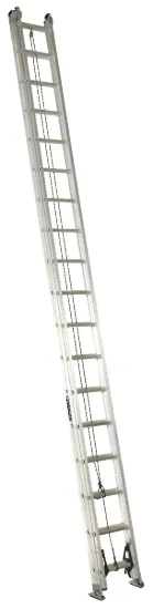 LOUISVILLE LADDER 36-FOOT ALUMINUM EXTENSION LADDER, TYPE IA, 300-POUND LOAD CAPACITY, AE2236