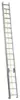 LOUISVILLE LADDER 36-FOOT ALUMINUM MULTI-SECTION EXTENSION LADDER, TYPE I, 250-POUND LOAD CAPACITY, AE3236